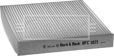Borg & Beck BFC1021 - Filtr, daxili hava motoroil.az