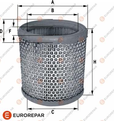 EUROREPAR 1680348980 - Hava filtri motoroil.az