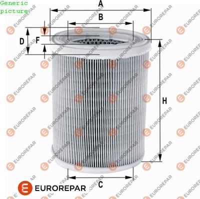 EUROREPAR 1680332280 - Hava filtri motoroil.az