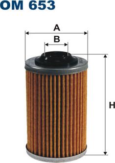 Filtron OM653 - Yağ filtri motoroil.az