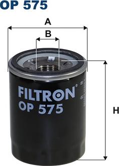 Filtron OP575 - Yağ filtri motoroil.az