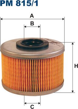 Filtron PM 815/1 - Yanacaq filtri motoroil.az