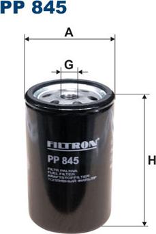 Filtron PP845 - Yanacaq filtri motoroil.az