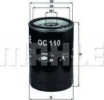 KNECHT OC 110 OF - Yağ filtri motoroil.az