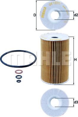 KNECHT OX 127/1D - Yağ filtri motoroil.az