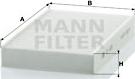 Mann-Filter CU 1629 - Filtr, daxili hava motoroil.az