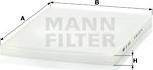 Mann-Filter CU 3059 - Filtr, daxili hava motoroil.az