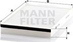 Mann-Filter CU 3054 - Filtr, daxili hava motoroil.az