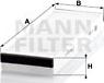 Mann-Filter CU 3023-2 - Filtr, daxili hava motoroil.az