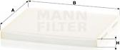 Mann-Filter CU 24 004 - Filtr, daxili hava motoroil.az