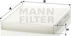 Mann-Filter CU2533-2 - Filtr, daxili hava motoroil.az