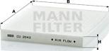 Mann-Filter CU 2043 - Filtr, daxili hava motoroil.az