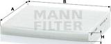Mann-Filter CU 2035 - Filtr, daxili hava motoroil.az