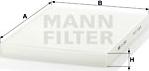 Mann-Filter CU 2882 - Filtr, daxili hava motoroil.az