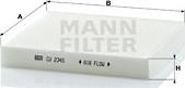 Mann-Filter CU 2345 - Filtr, daxili hava motoroil.az