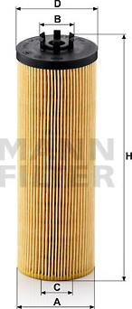 Mann-Filter HU 842 x - Yağ filtri motoroil.az