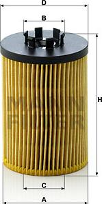 Mann-Filter HU 715/5 x - Yağ filtri motoroil.az