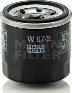 Mann-Filter W 67/81 - Yağ filtri motoroil.az