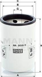 Mann-Filter WA 956/3 - Soyuducu filtri motoroil.az
