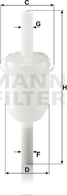 Mann-Filter WK31/4(10) - Yanacaq filtri motoroil.az