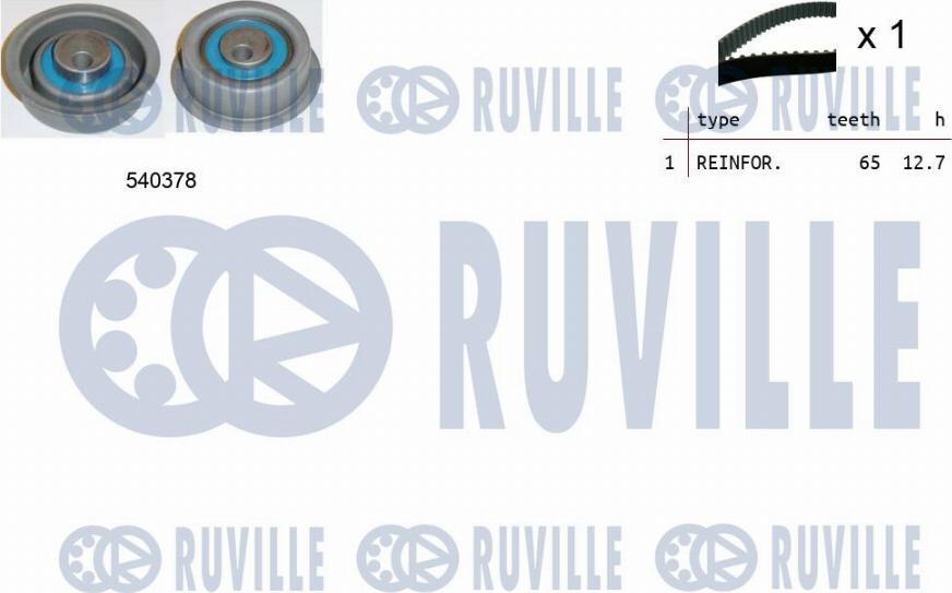 Ruville 550200 - Vaxt kəməri dəsti motoroil.az