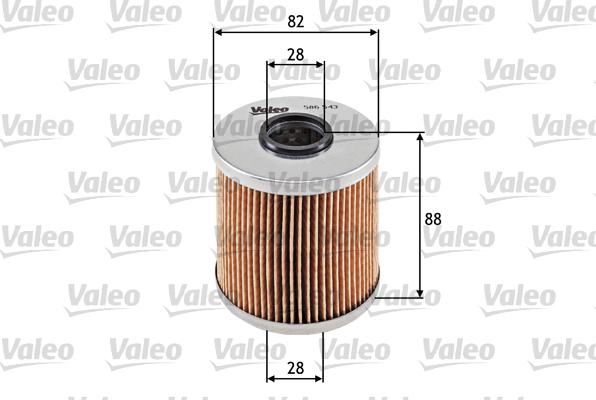 Valeo 586543 - Yağ filtri motoroil.az