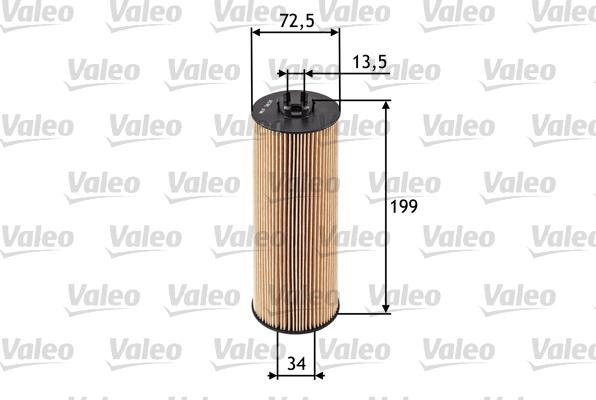 Valeo 586520 - Yağ filtri motoroil.az