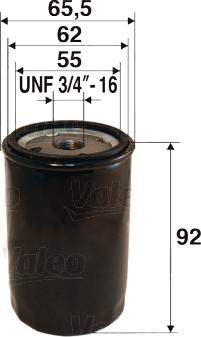 Valeo 586040 - Yağ filtri motoroil.az