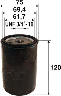 Valeo 586081 - Yağ filtri motoroil.az