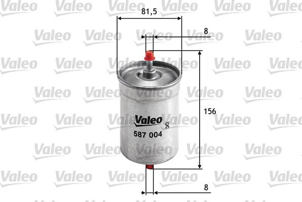 Valeo 587004 - Yanacaq filtri motoroil.az